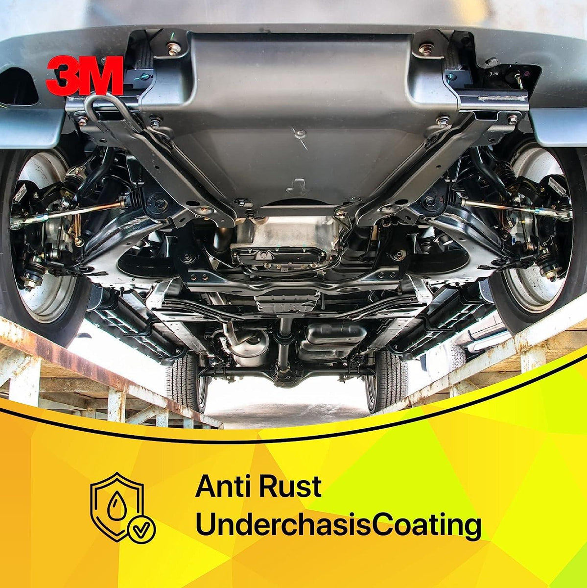 Anti rust clearance paint under car