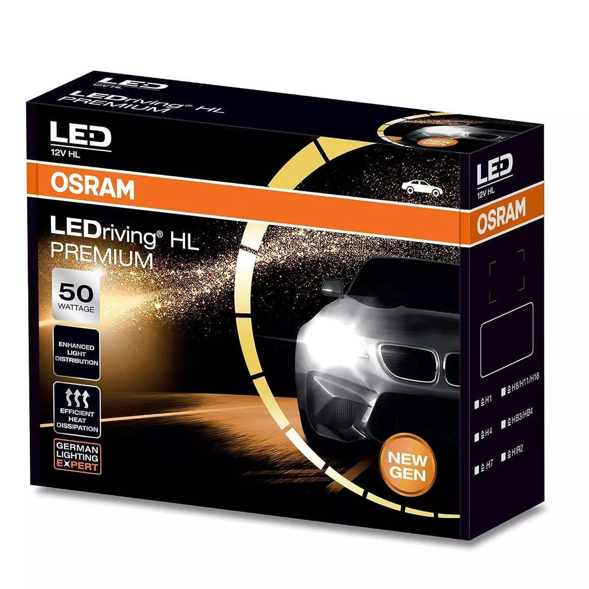 OSRAM HIR2/9012 LED Headlight Bulb, 50W, Pair – Planet Car Care