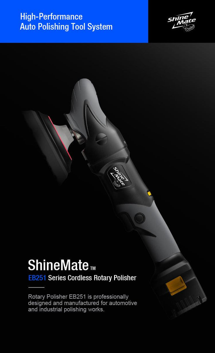 ShineMate Cordless Rotary Polisher EB251 5