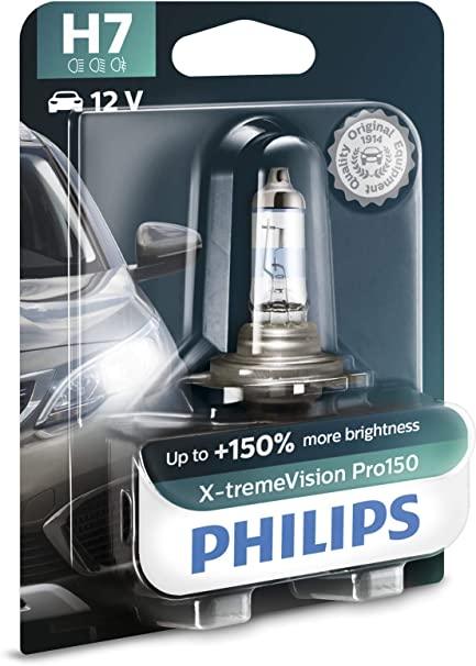 Set lámparas H7 Philips X-TremeVision Pro150