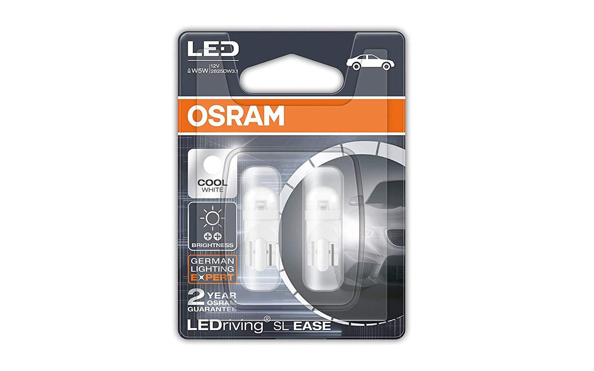 OSRAM T10 W5W LED Bulbs 194 Led Signal Lamps 6000K White LED Turn