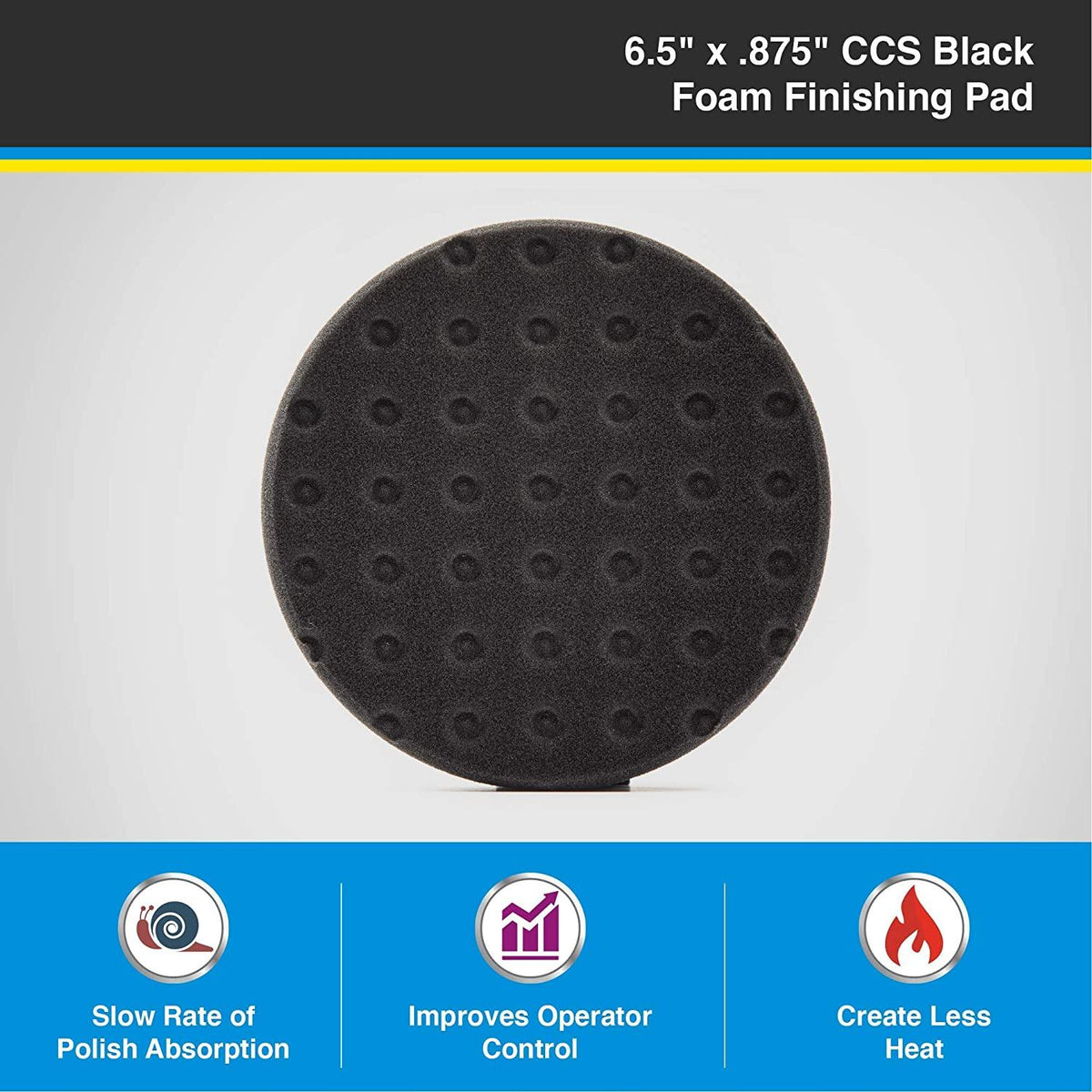 Black Foam Finishing Pads