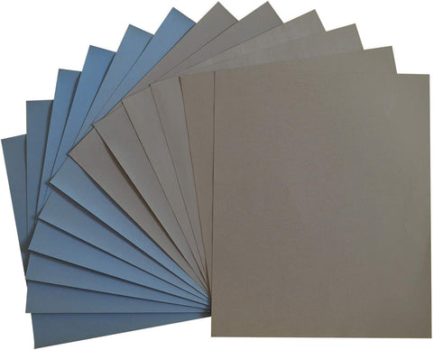 Lezzon UltraFine 5000 Grit Wet & Dry Sand Paper, 9"x 5.5"