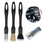 PCC Premium Detailing Brush, Set of 3, Black - Planet Car Care