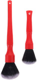 PCC Ultra-Soft Detailing Brush, Set of 2, Red - Planet Car Care