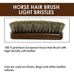 PCC Ultra-Soft 100% Horsehair Leather Brush (For Roof Liner Cleaning)