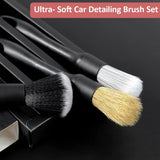 PCC Premium Detailing Brush, Set of 3, Black - Planet Car Care