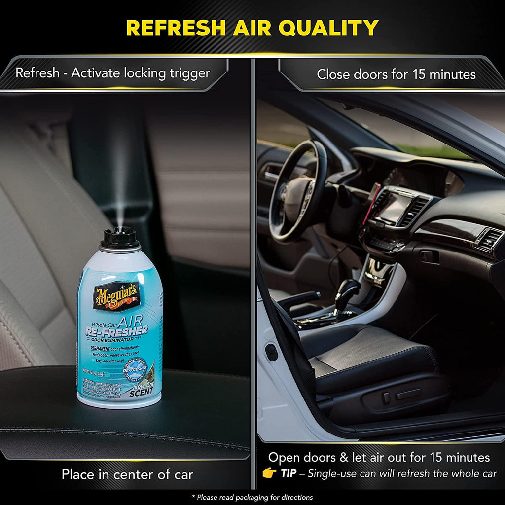 Meguiar's Air Re-Fresher Odor Eliminator Review and Test results