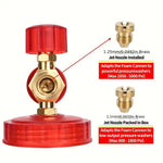 Bear Force Brass Foam Cannon 1L Inlet - 1/4 Plug