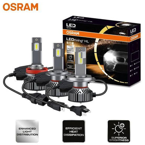 2 Ampoules LED OSRAM H4 Standard Cool White LEDriving® 6000K 12/24V - Auto5