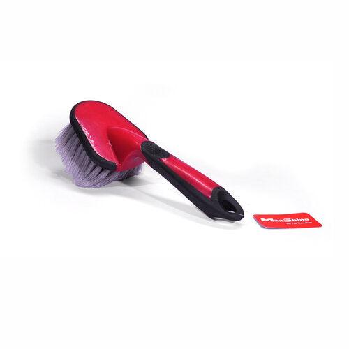 Maxshine All Purpose Long Handled Stiff Bristle Brush, Perfect for Tire &  Carpet, Home/Office Cleaning